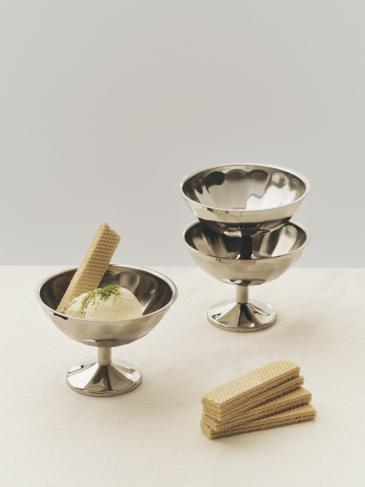 Italian Dessert Cup / Ice Cream Bowl Hay