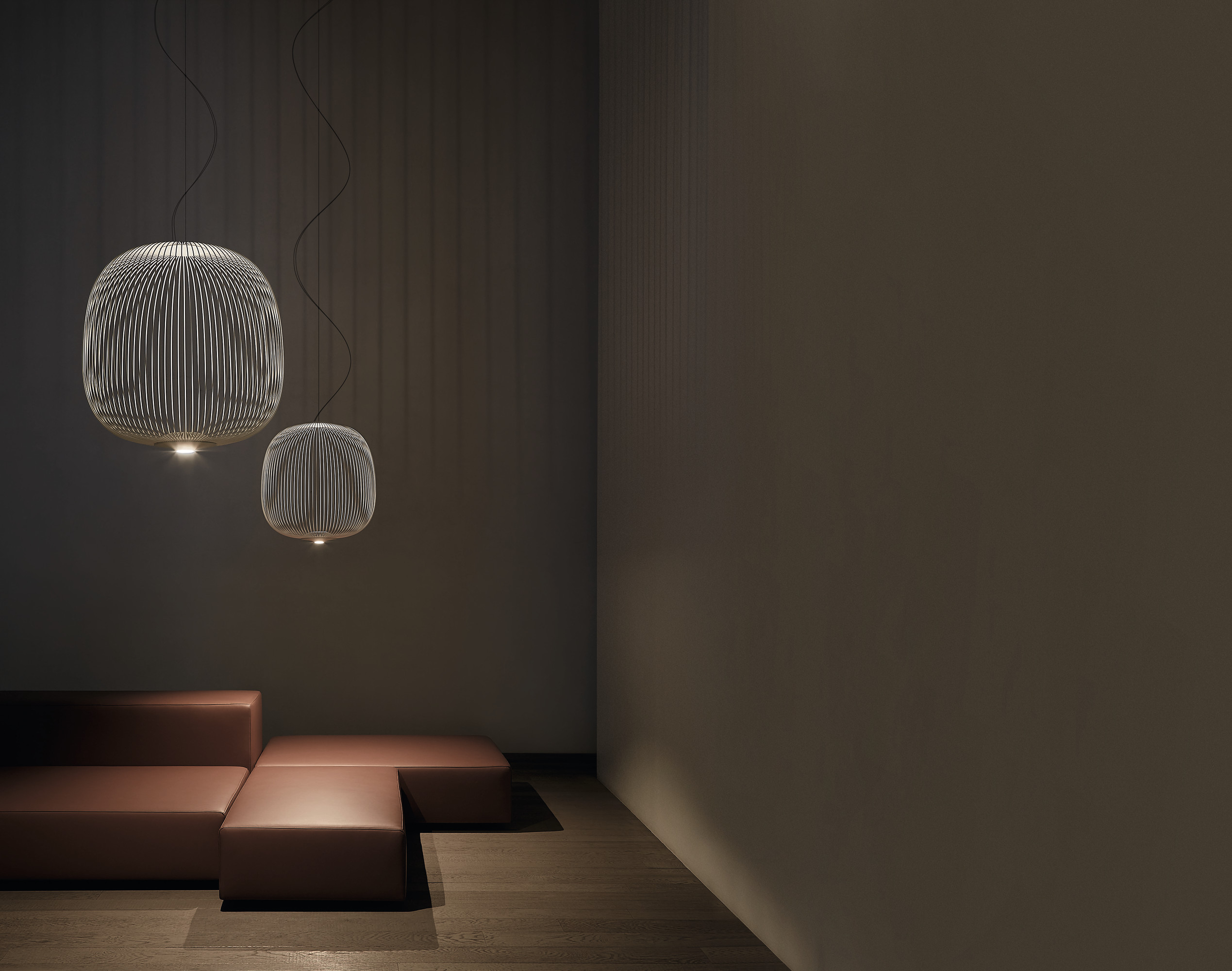 Spokes 2 LED Lampe de suspendue Foscarini white