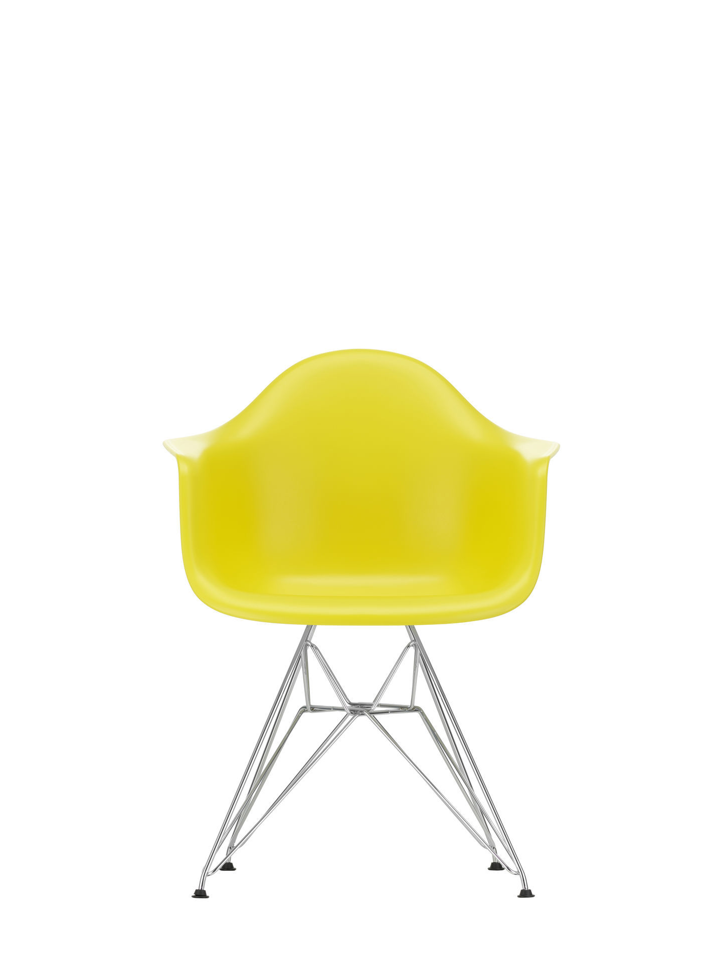 Vitra Eames Plastic Arm Chair DAR Chair Vitra Chrome Plated - Sea Blue