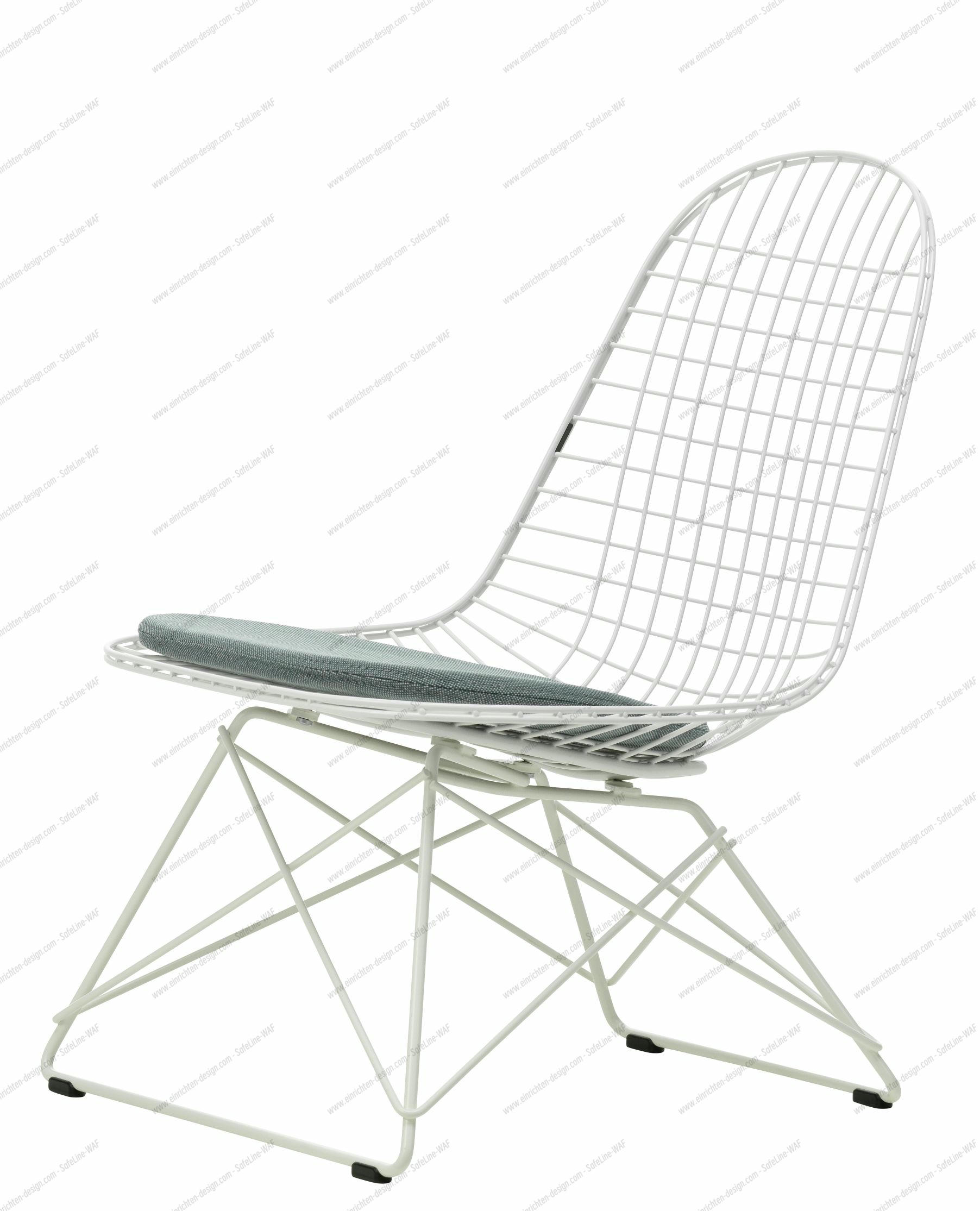 LKR-5 Wire Chair Chair with Seat Cushion Vitra