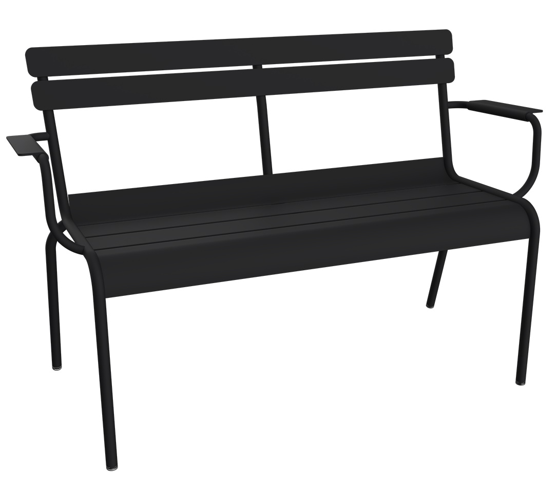 Luxembourg 2-Seater Garden Bench Outdoor Fermob