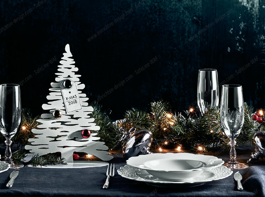 Bark for Christmas Christmas decoration white small Alessi SINGLE PIECE