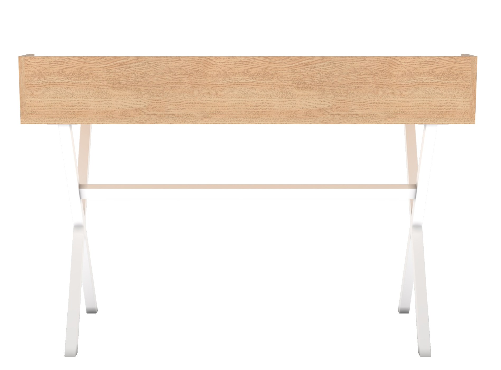 Hyppolite Secretary White Frame Hartô
