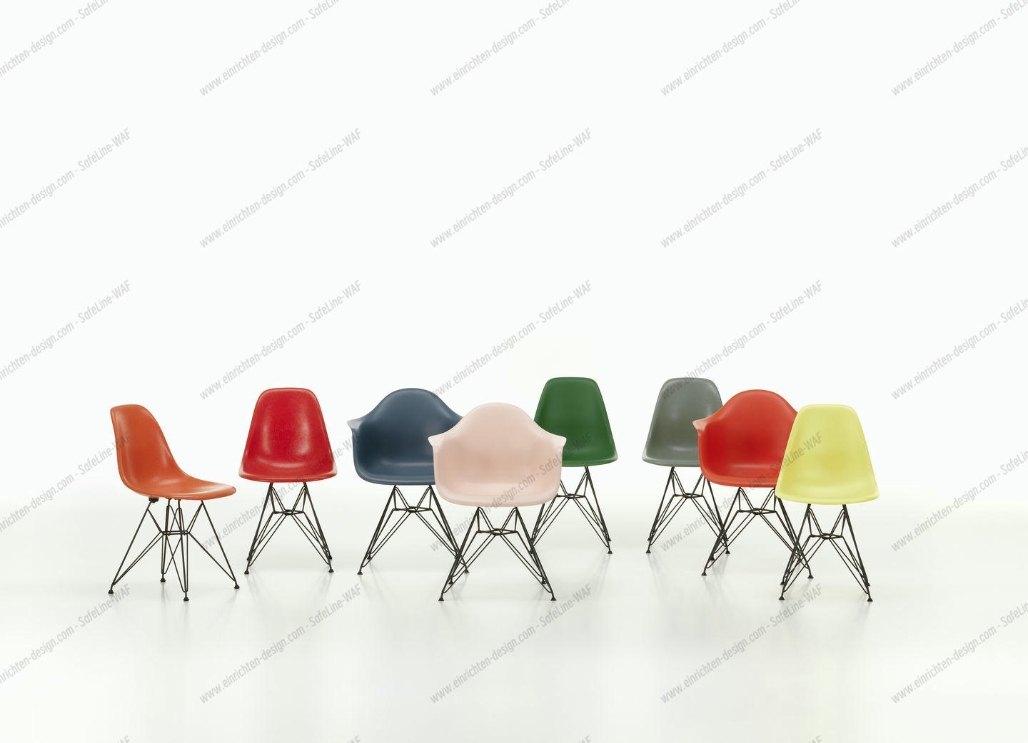 Eames Fibreglass Chair DSR Chair Vitra