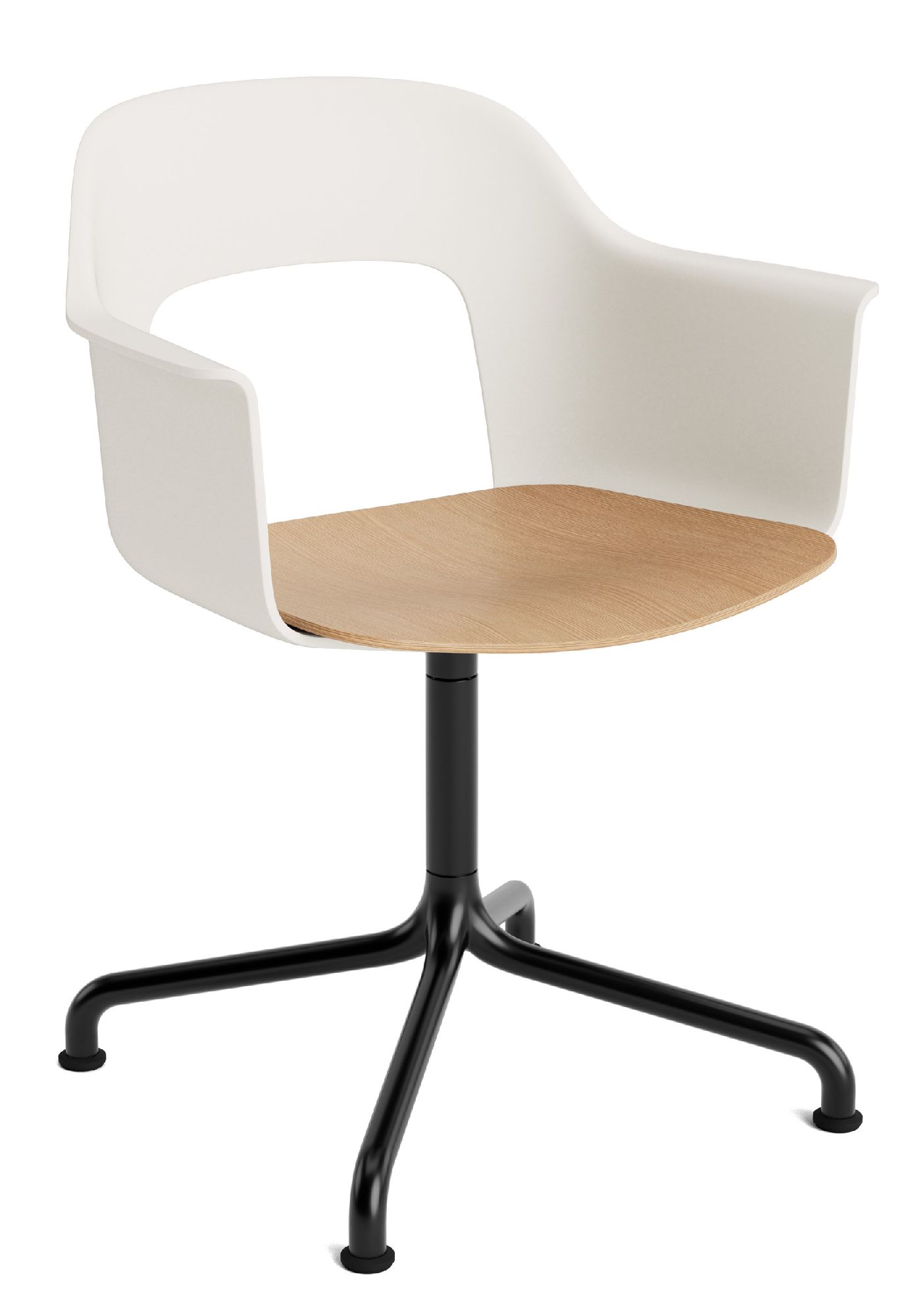 Layout Armchair 252 Armchair 4-star base swivel base with curved base Hay  