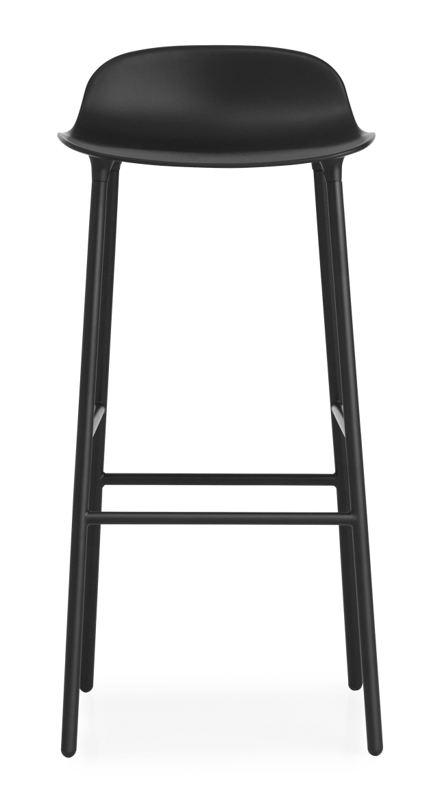 kompas toewijzing Dronken worden Form Barstool H 75 cm Steel Normann Copenhagen | NOCOP N FO B75S