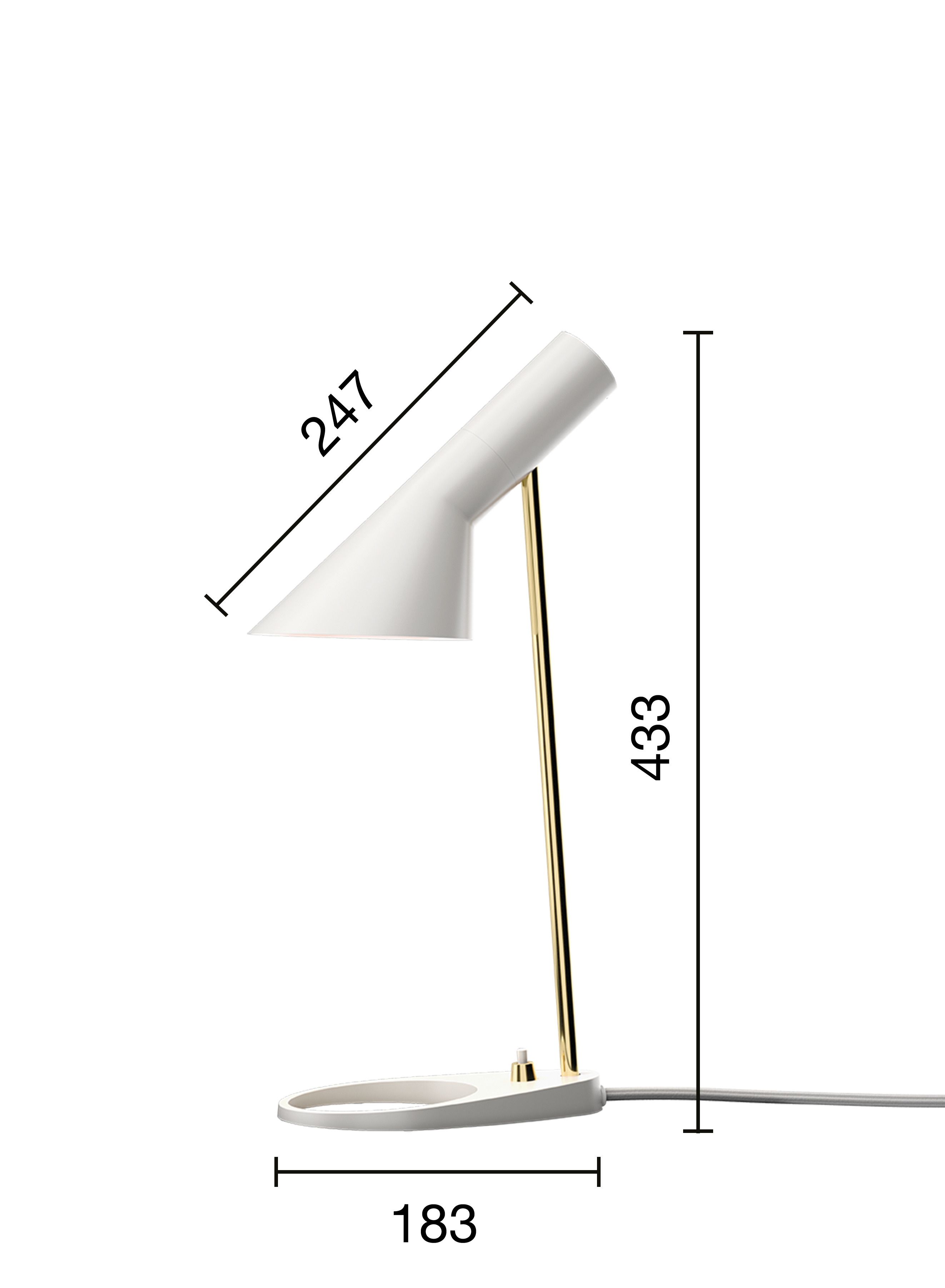AJ Mini anniversary edition table lamp Louis Poulsen LIMITED EDITION