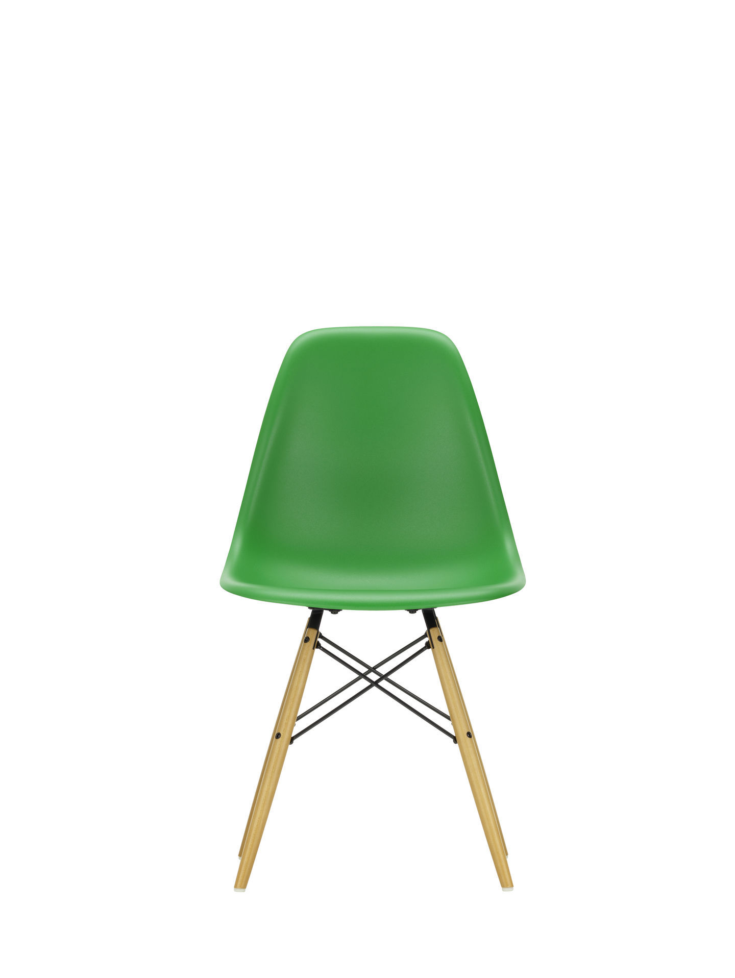 Eames Plastic Side Chair DSW Chair Vitra Maple dark - tender pink