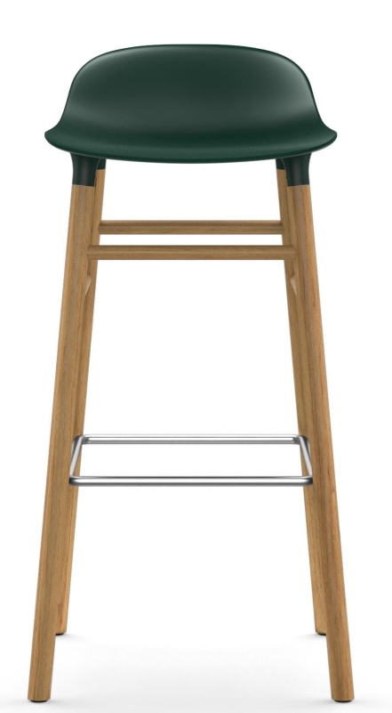 Form Barstool  H 75 cm Wood Normann Copenhagen