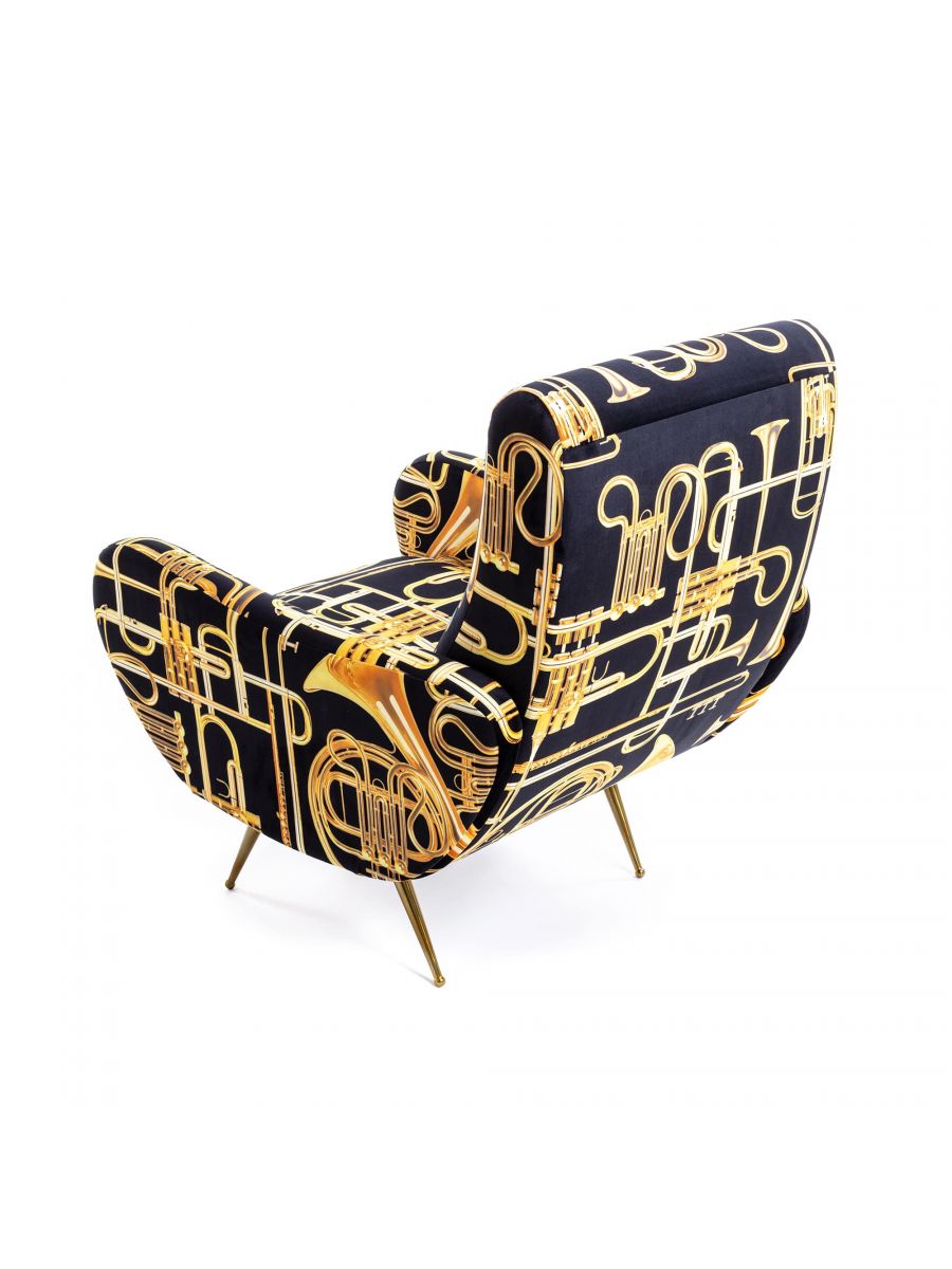 Toiletpaper armchair Trumpets Seletti