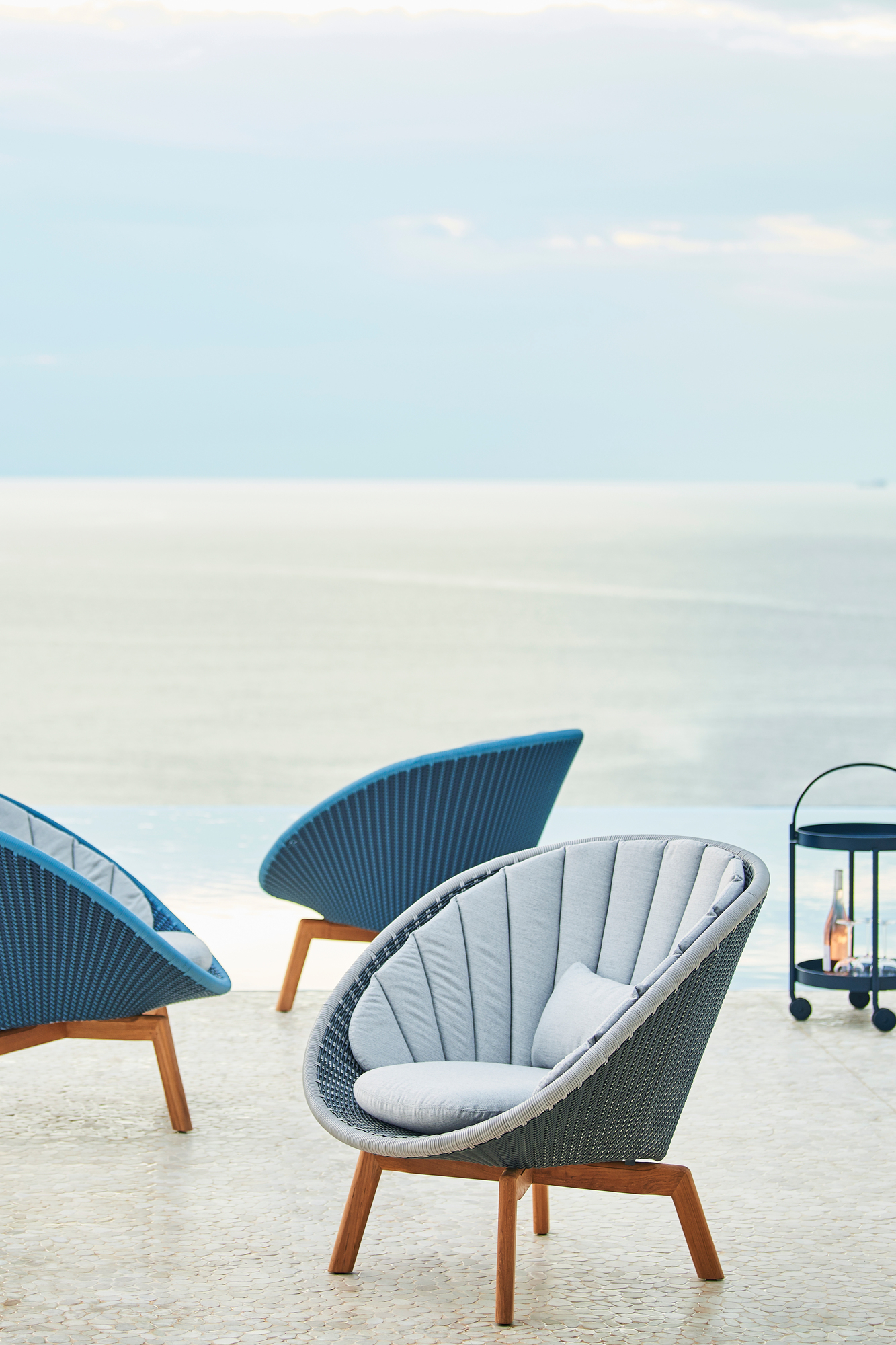 Peacock Outdoor Lounge chair Fiber Cane-Line