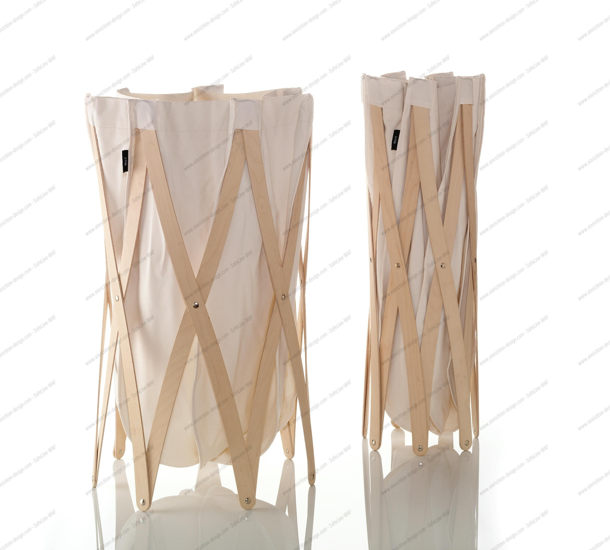 Marie Pi laundry basket SPERRHOLZ NATUR / BEIGE Klein & More SINGLE PIECES