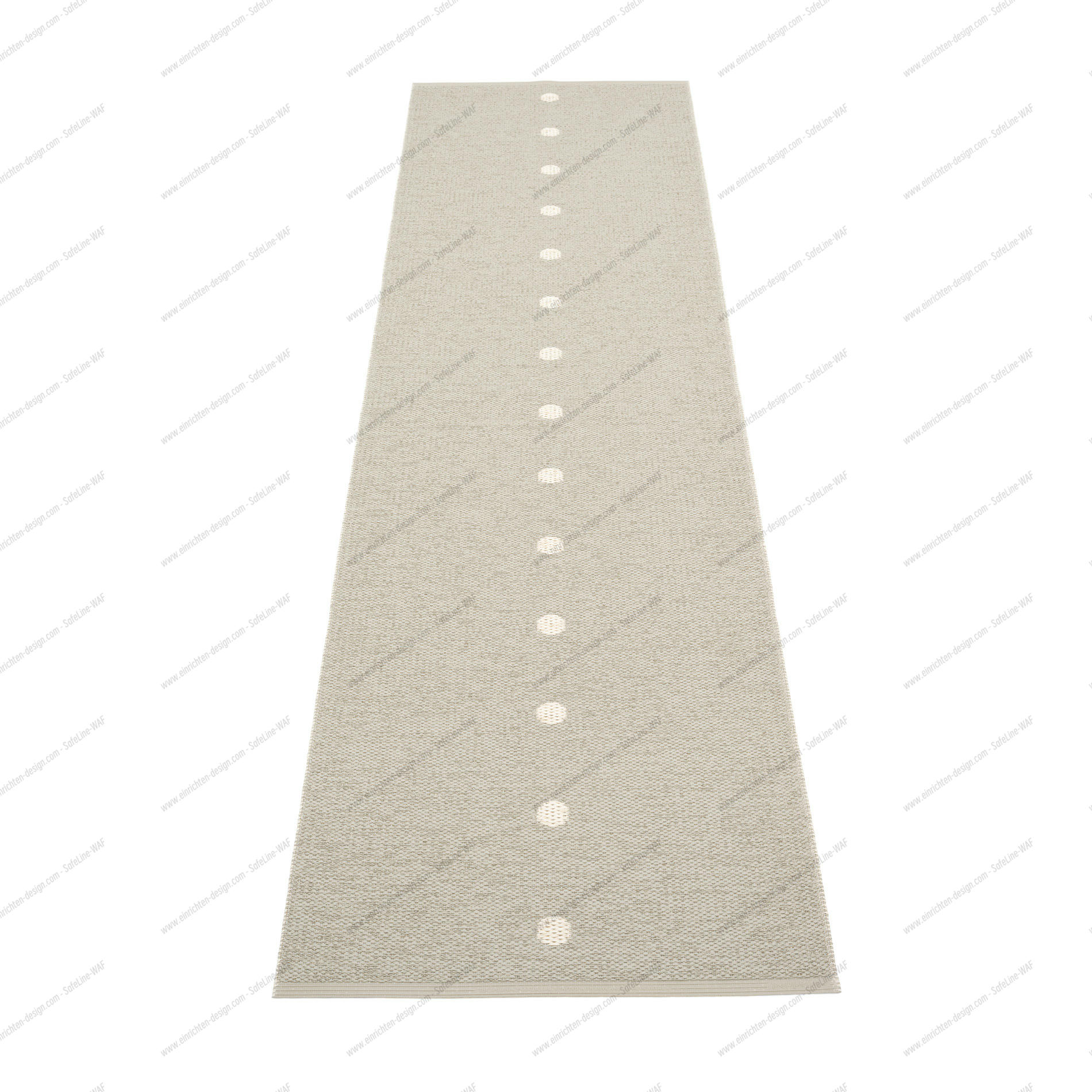 Peg Plastic Carpet 70x280 cm Pappelina linen