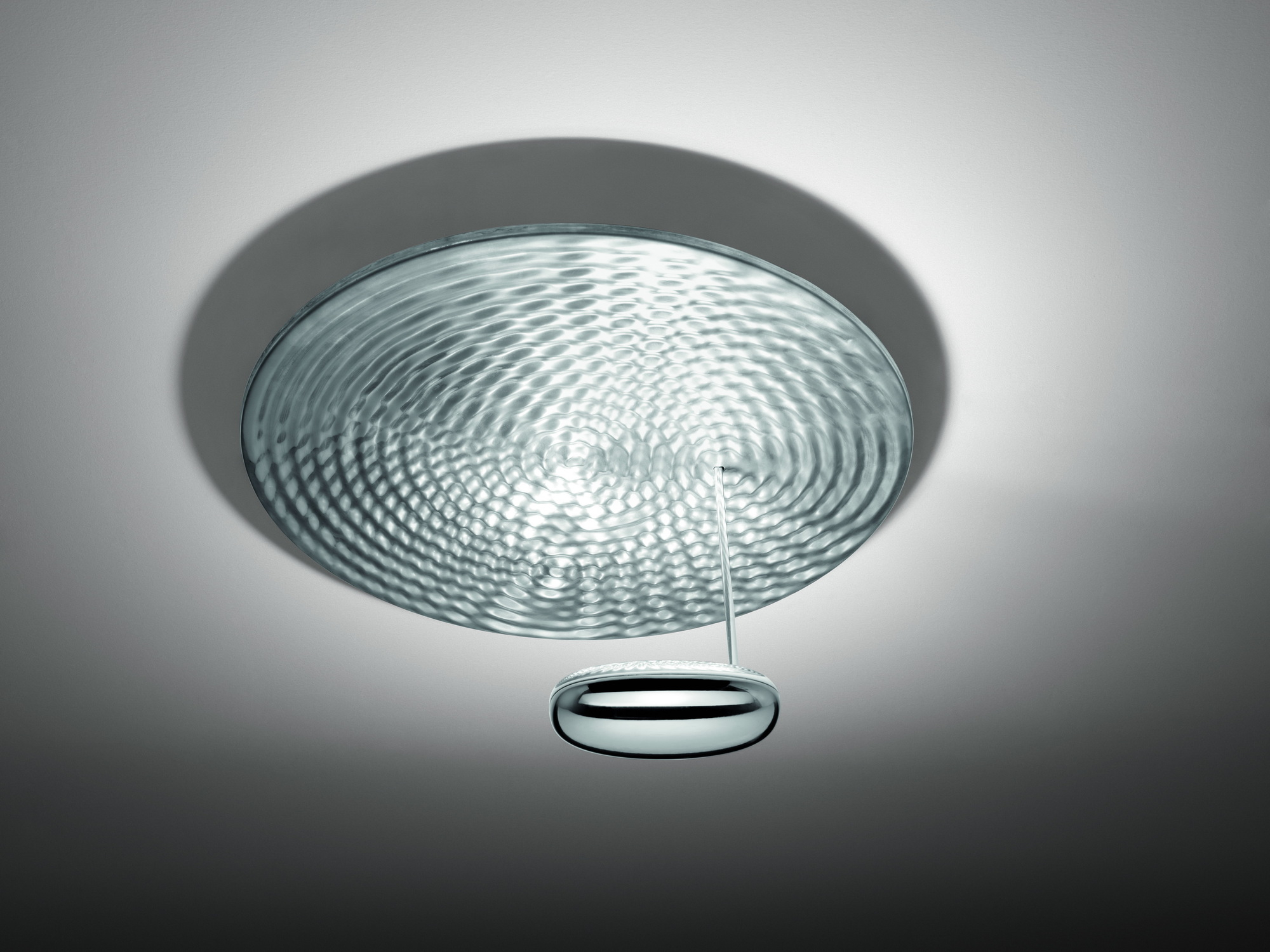 Droplet Mini LED Wall/Ceiling lamp polished chrome Artemide
