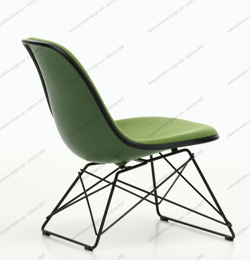 Eames Plastic Side Chair LSR Chair Fully upholstered Vitra