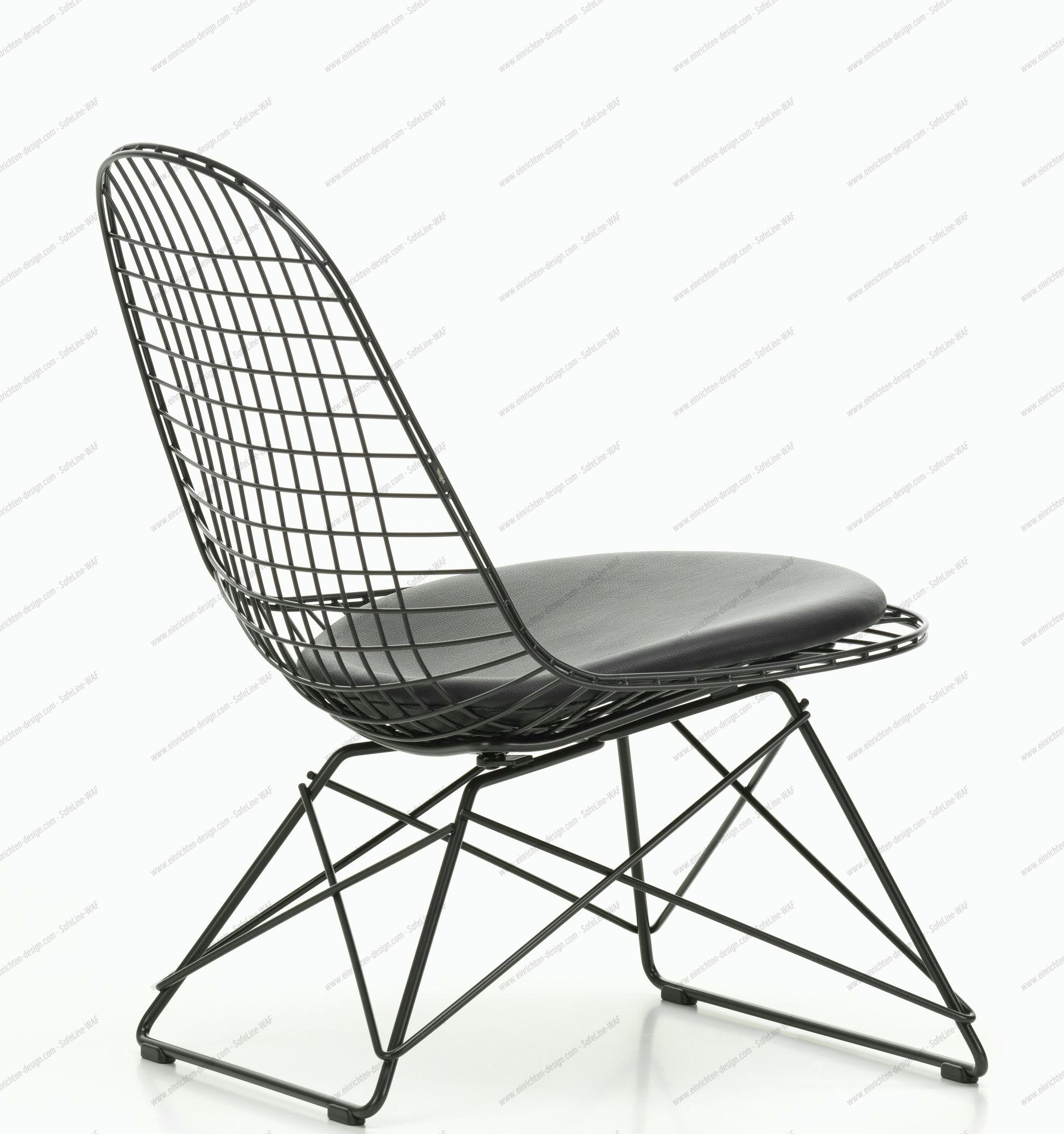 LKR-5 Wire Chair Chair with Seat Cushion Vitra