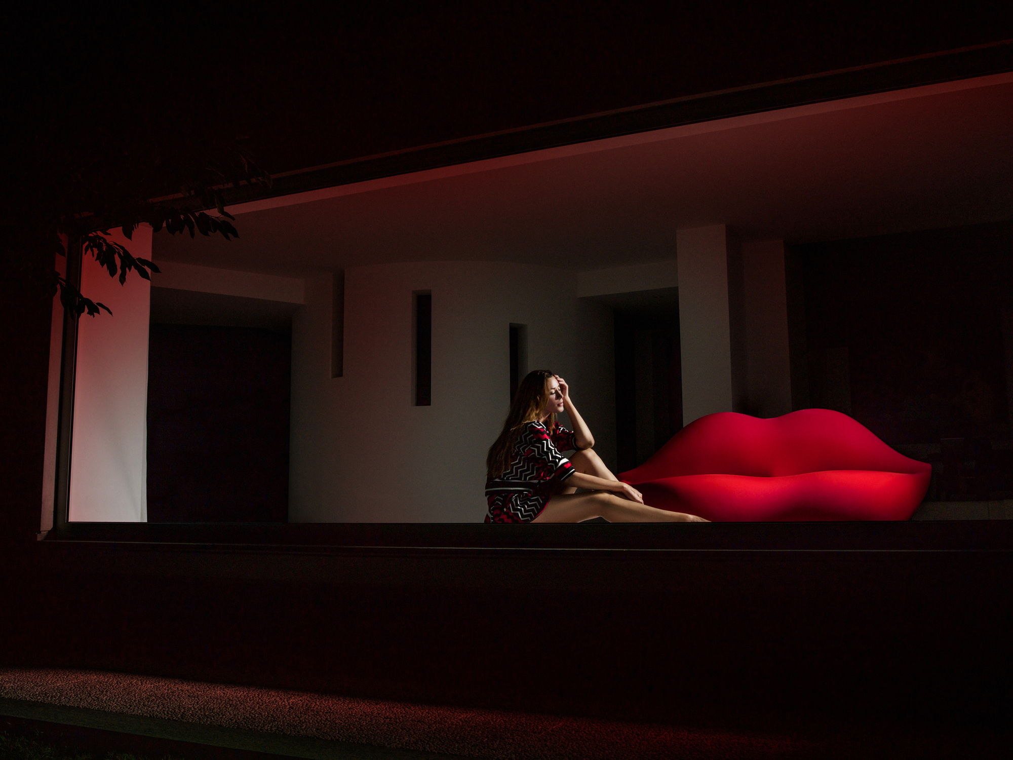 Bocca sofa Gufram
