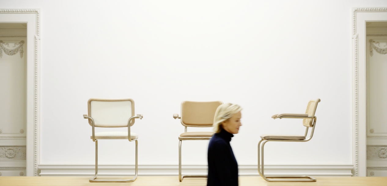 JS. Thonet by Jil Sander S 64 P / S64P cantilever chair Thonet