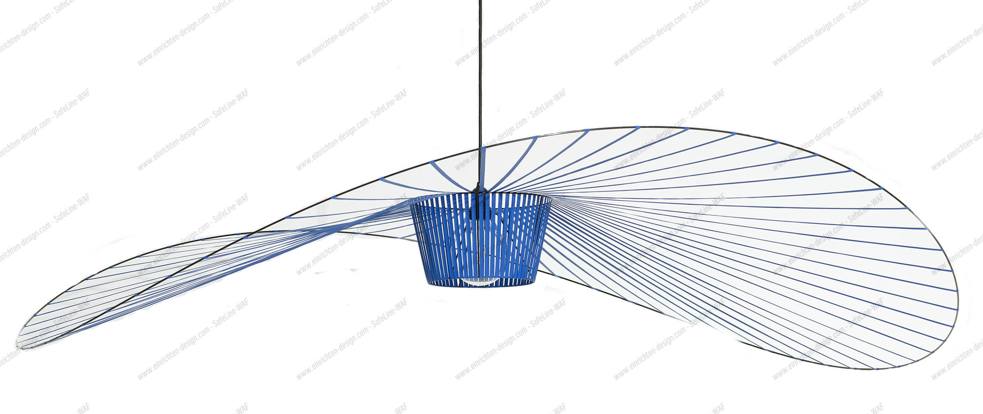 Vertigo Pendant Light Large Cobalt Blue Petite Friture