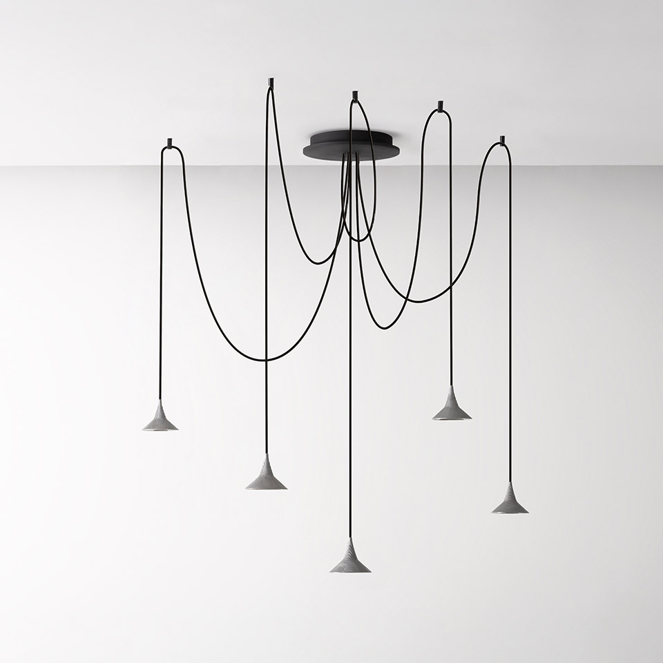 Unterlinden Chandelier Free Aluminium Artemide