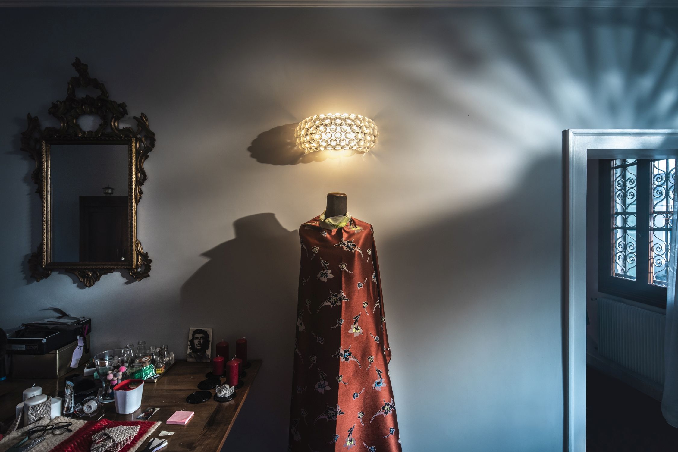 Caboche Plus Parete wall light Piccola - Transparent Foscarini