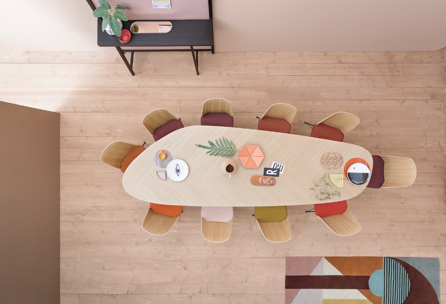 Tweed table L 300 x W 120 cm Zanotta
