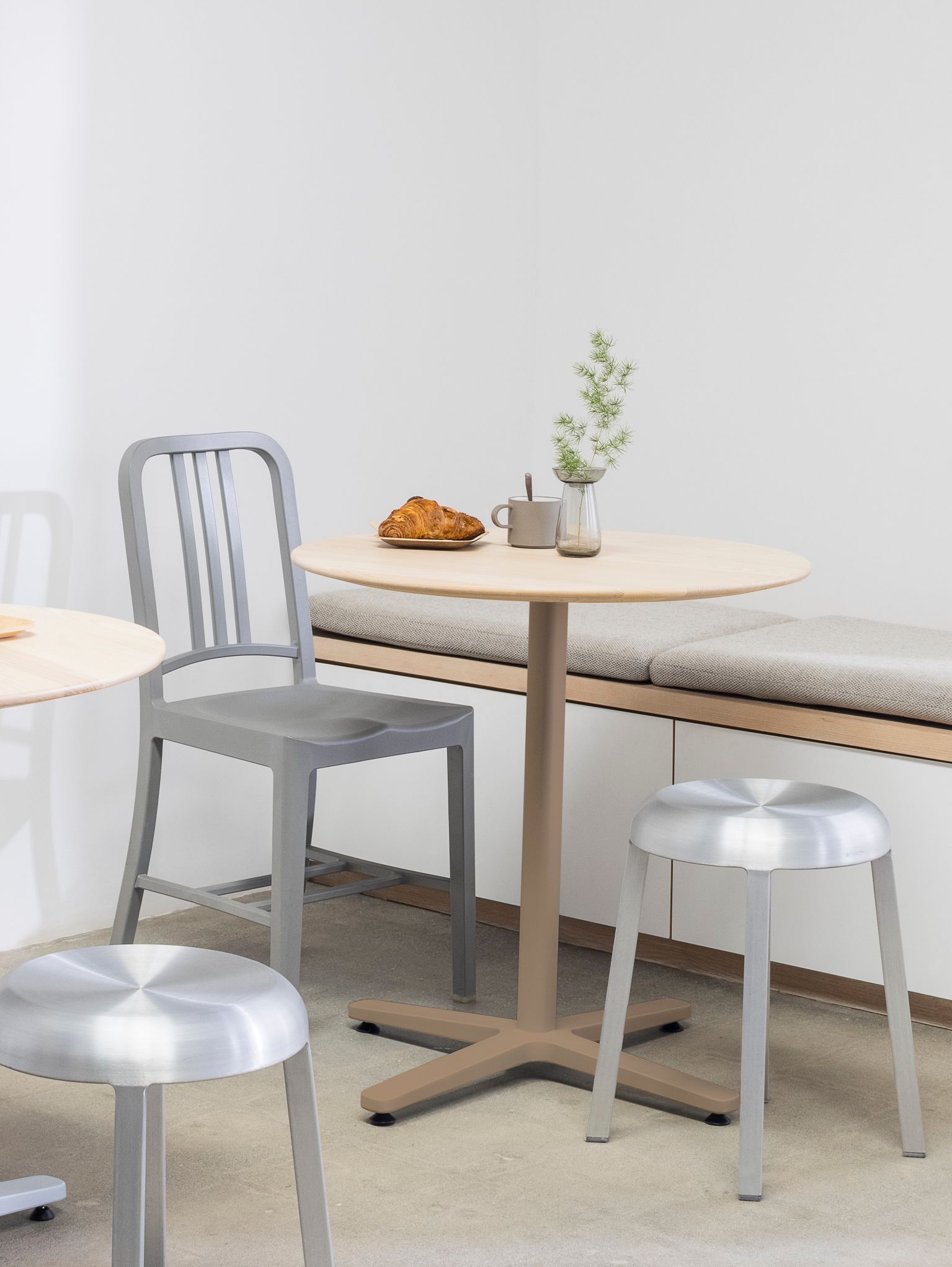 111 Navy Chair Emeco Flint