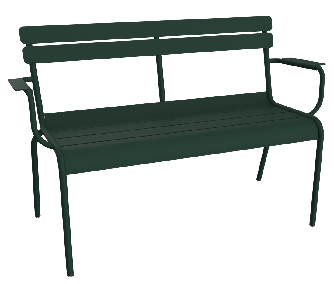 Luxembourg 2-Seater Garden Bench Outdoor Fermob