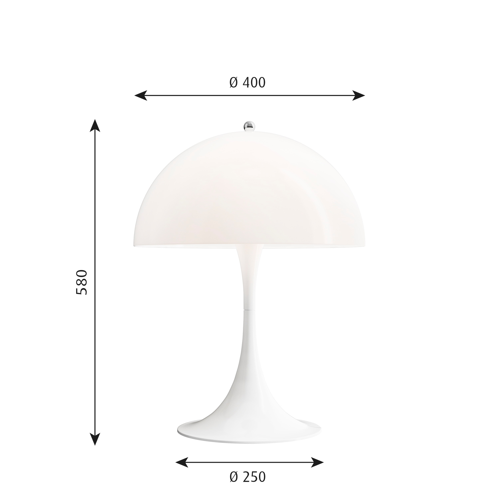 Panthella 400 Table lamp Louis Poulsen