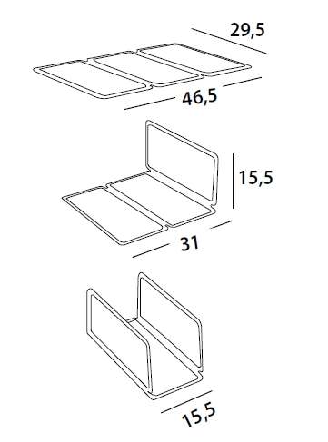 Network book shelf Casamania Horm