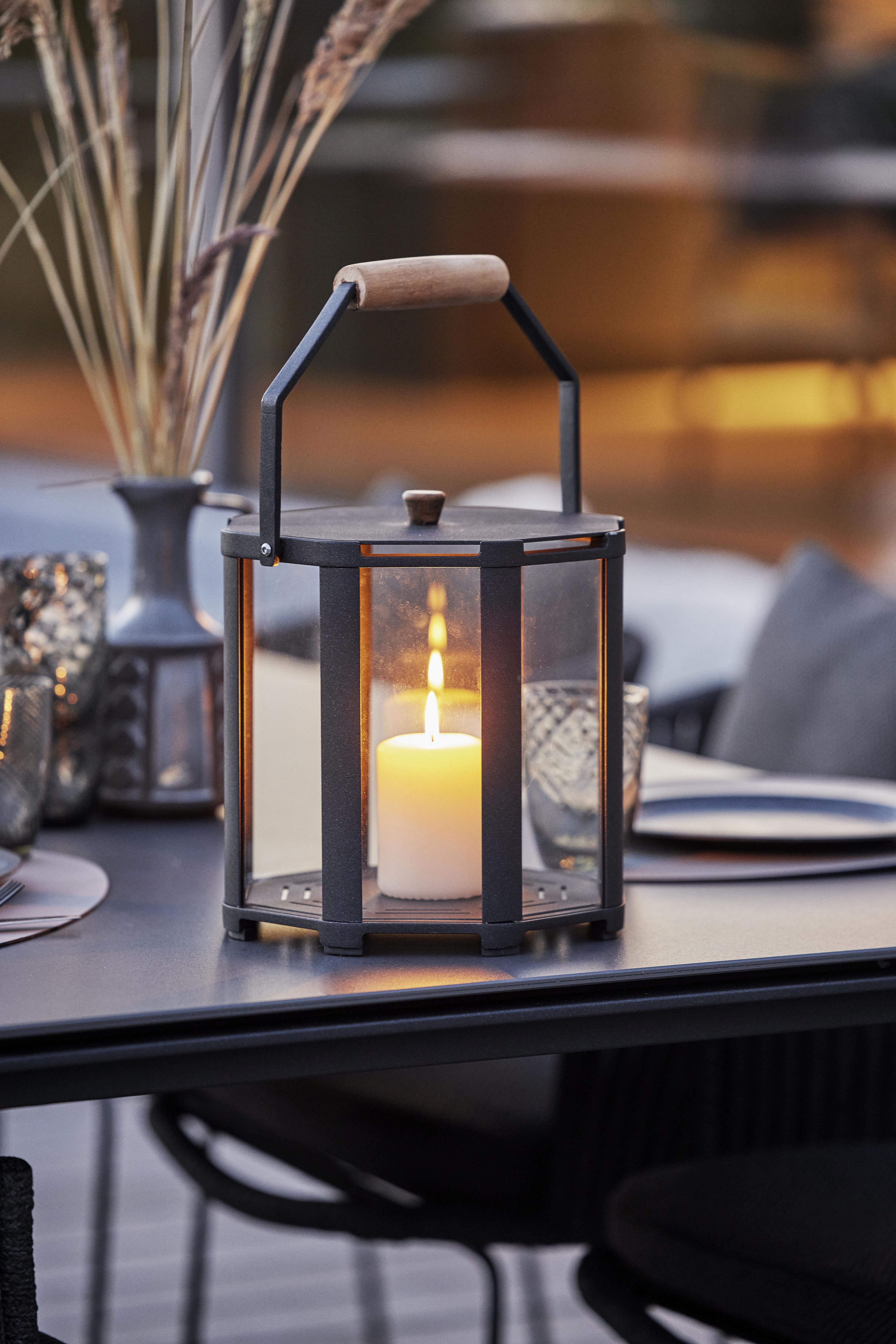 Lightlux Lantern Teak Small Cane-Line