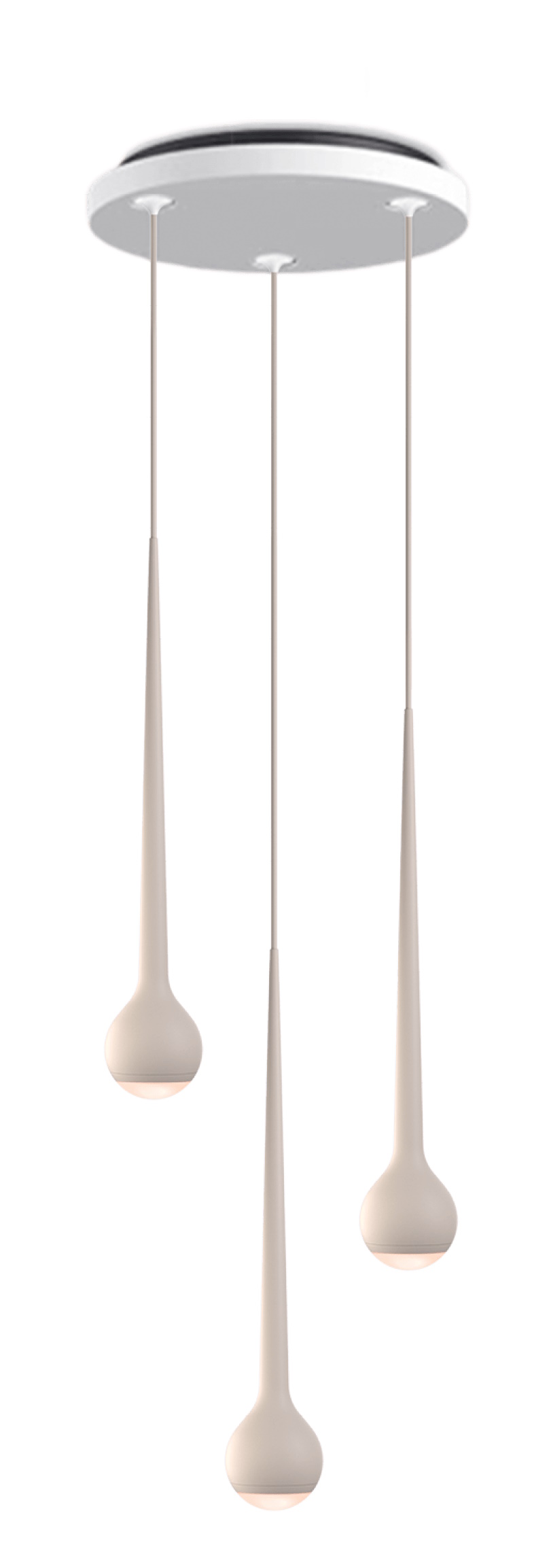 Falling Sun Water pendant light Grau