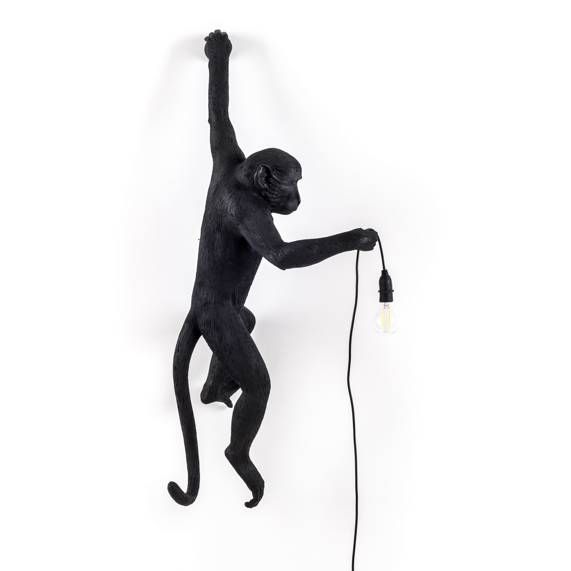 Monkey Lamp Black Wall light Outdoor Seletti SINGLE PIECES