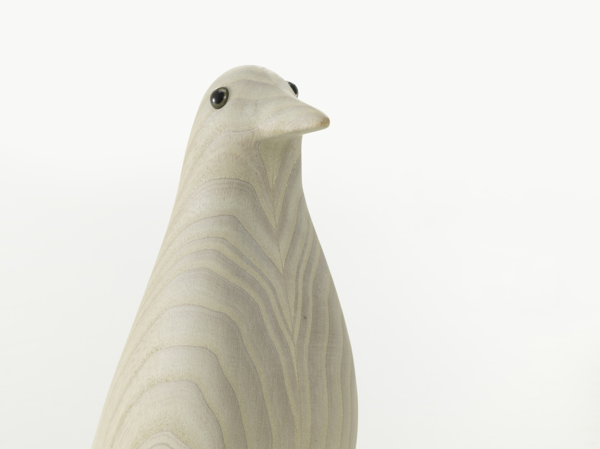 Eames House Bird sculpture white oiled ash Vitra