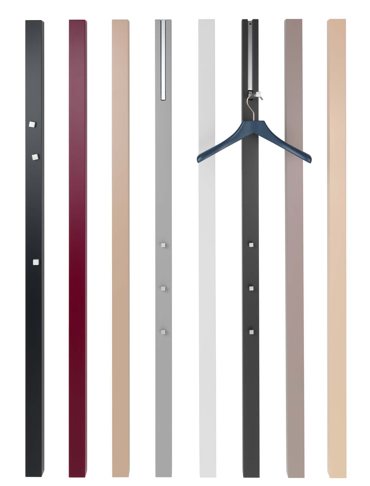 0112. Coat hanger black / hook chrome glossy Schönbuch