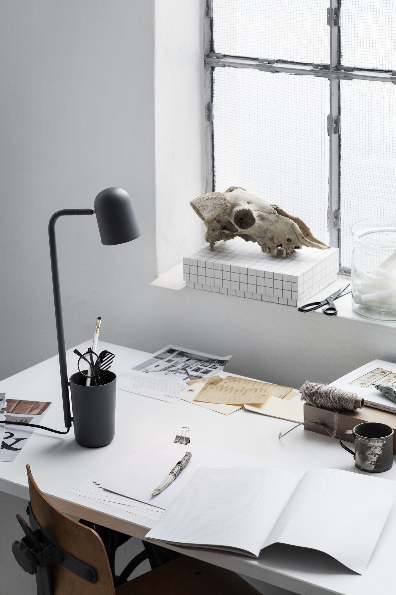 Buddy LED Table Lamp dark green Northern