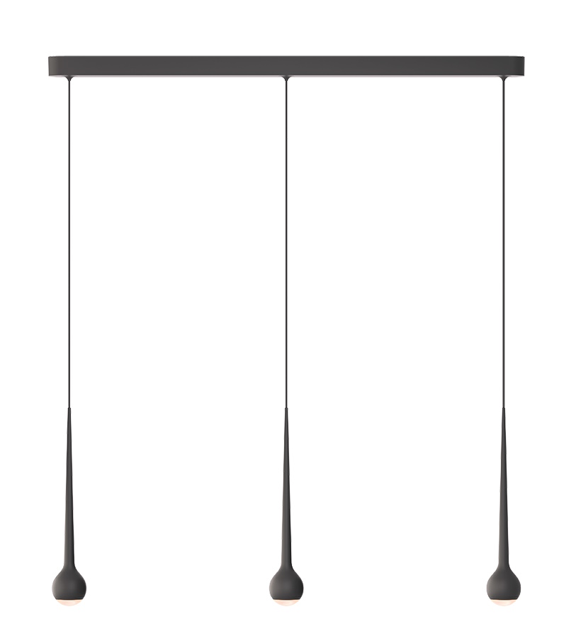 Falling Sun Trace pendant light Grau