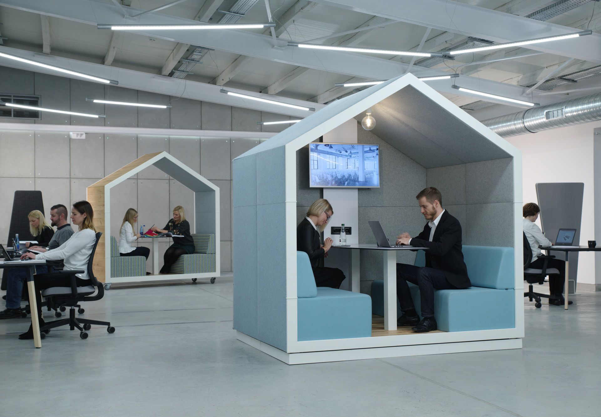treehouse TH 4 Acoustic furniture for 4 persons Bejot