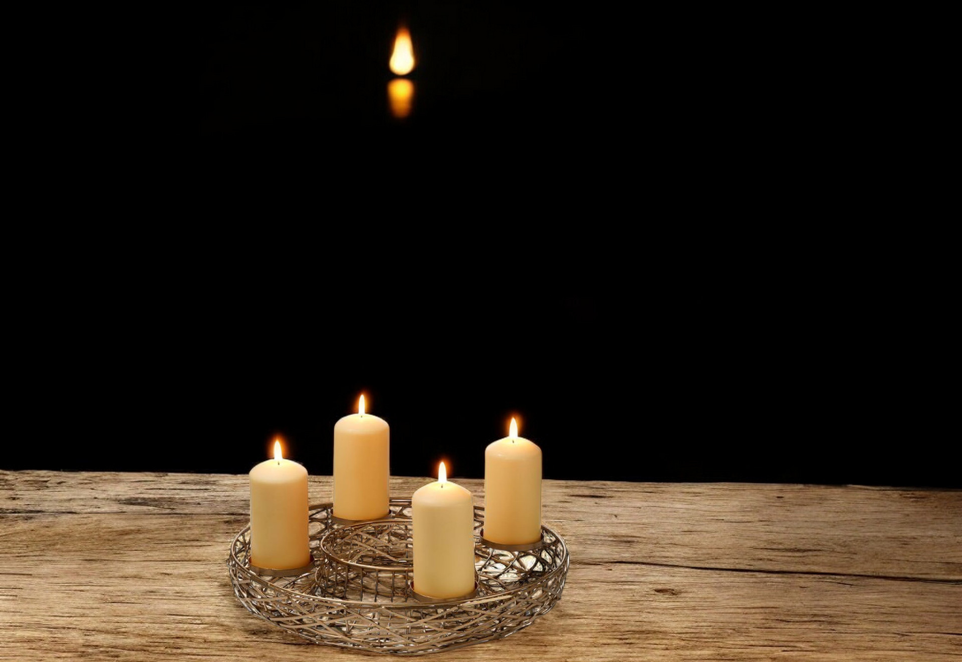 Tahoma Advent wreath Philippi EINZELSTÜCK