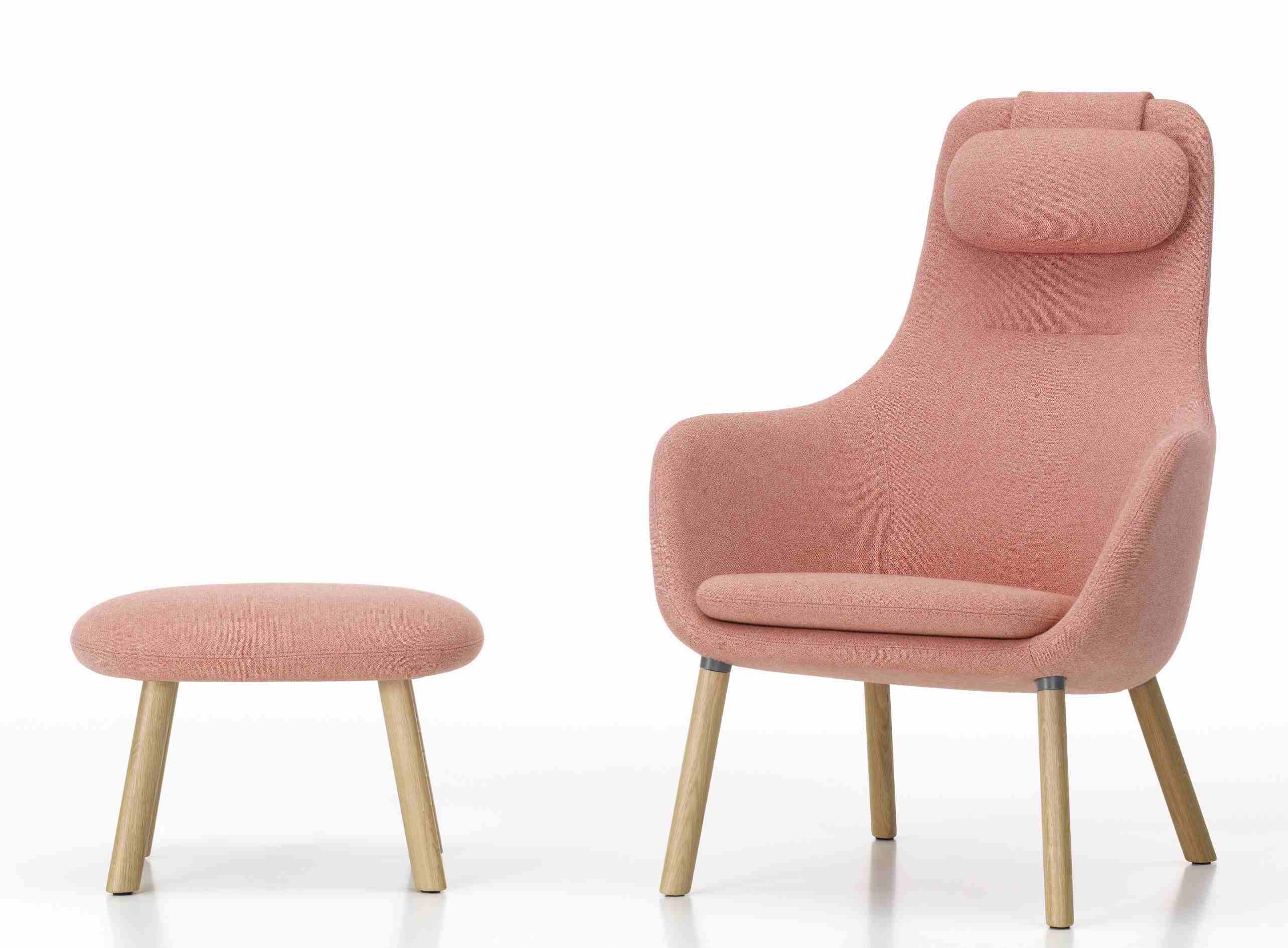 Hal Lounge Chair Armchair + Ottoman Seat Cushion loose Vitra  