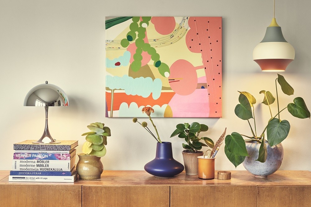 Panthella 250 Table lamp LED Metallic Louis Poulsen