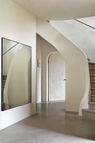 Wall mirror medium aged clear Ethnicraft
