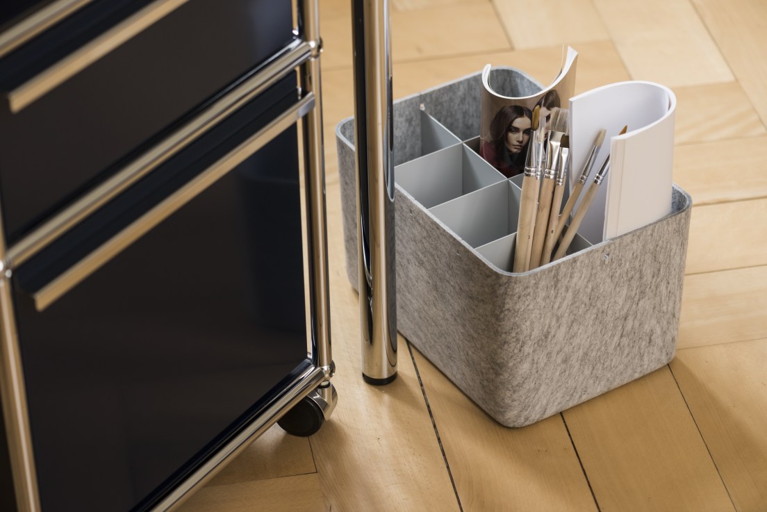 USM Haller Inos Box high with tray