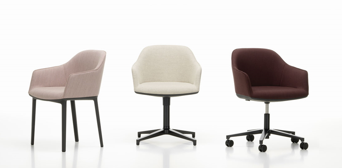 Softshell Chair Four-star base Chair Vitra