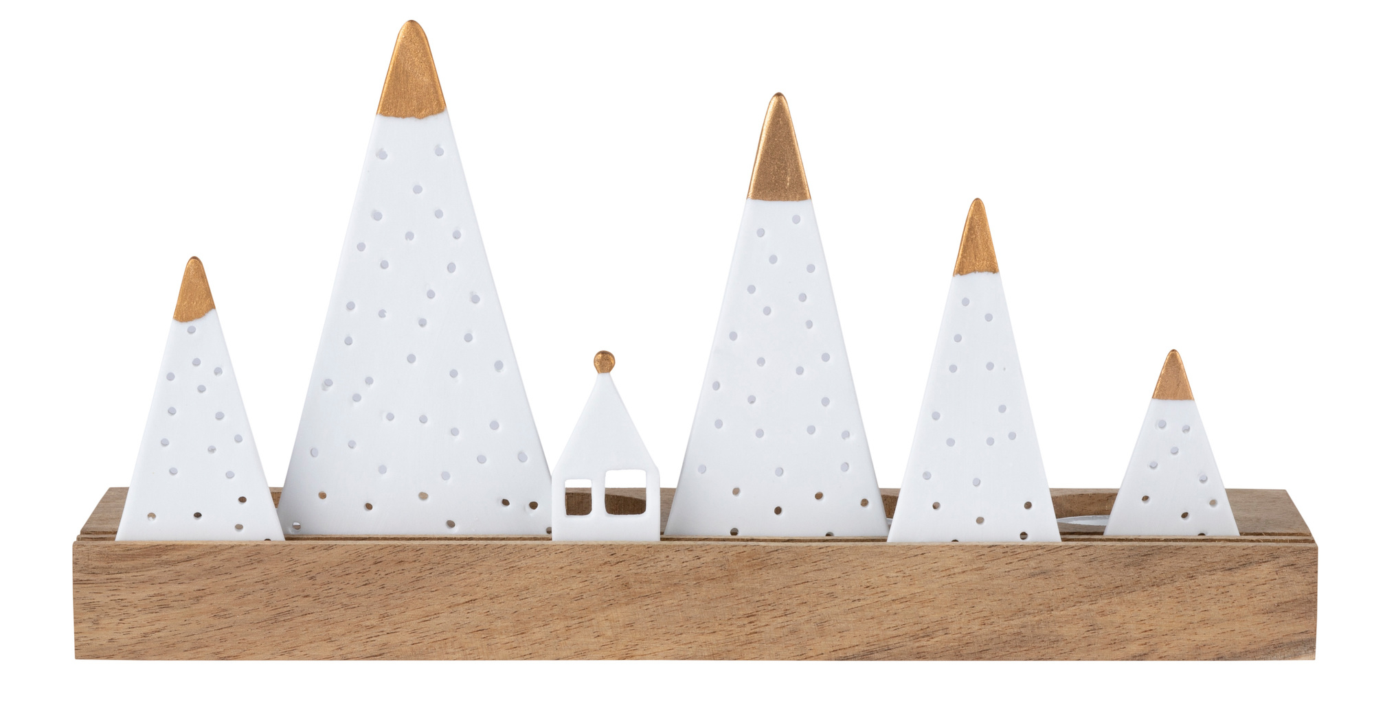 Living Xmas light object mountain Räder