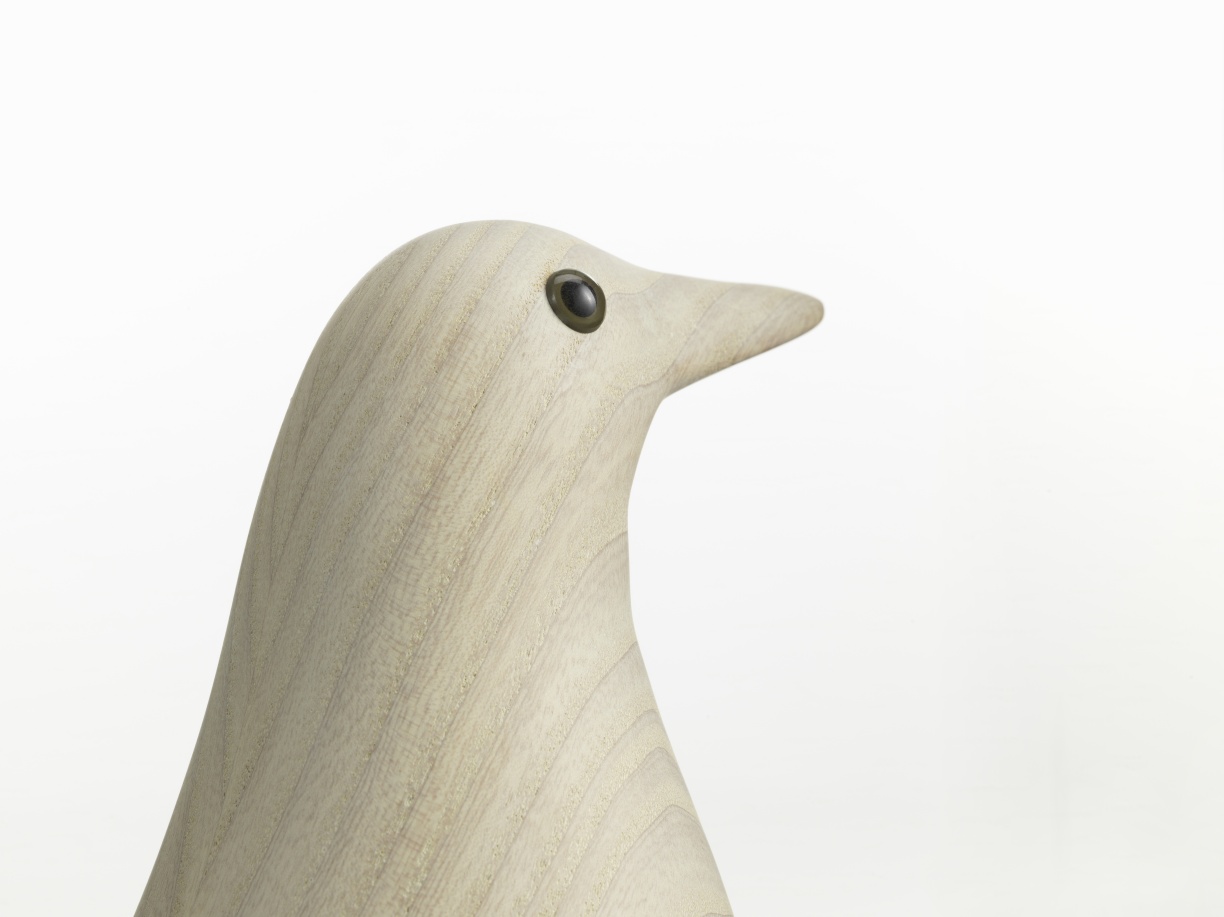 Eames House Bird sculpture white oiled ash Vitra