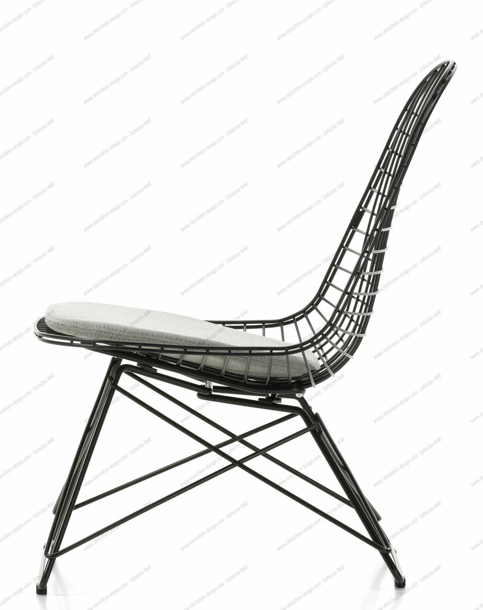 LKR-5 Wire Chair Chair with Seat Cushion Vitra