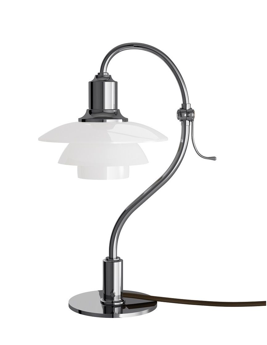 Louis Poulsen PH 2/1 table lamp, metallised black