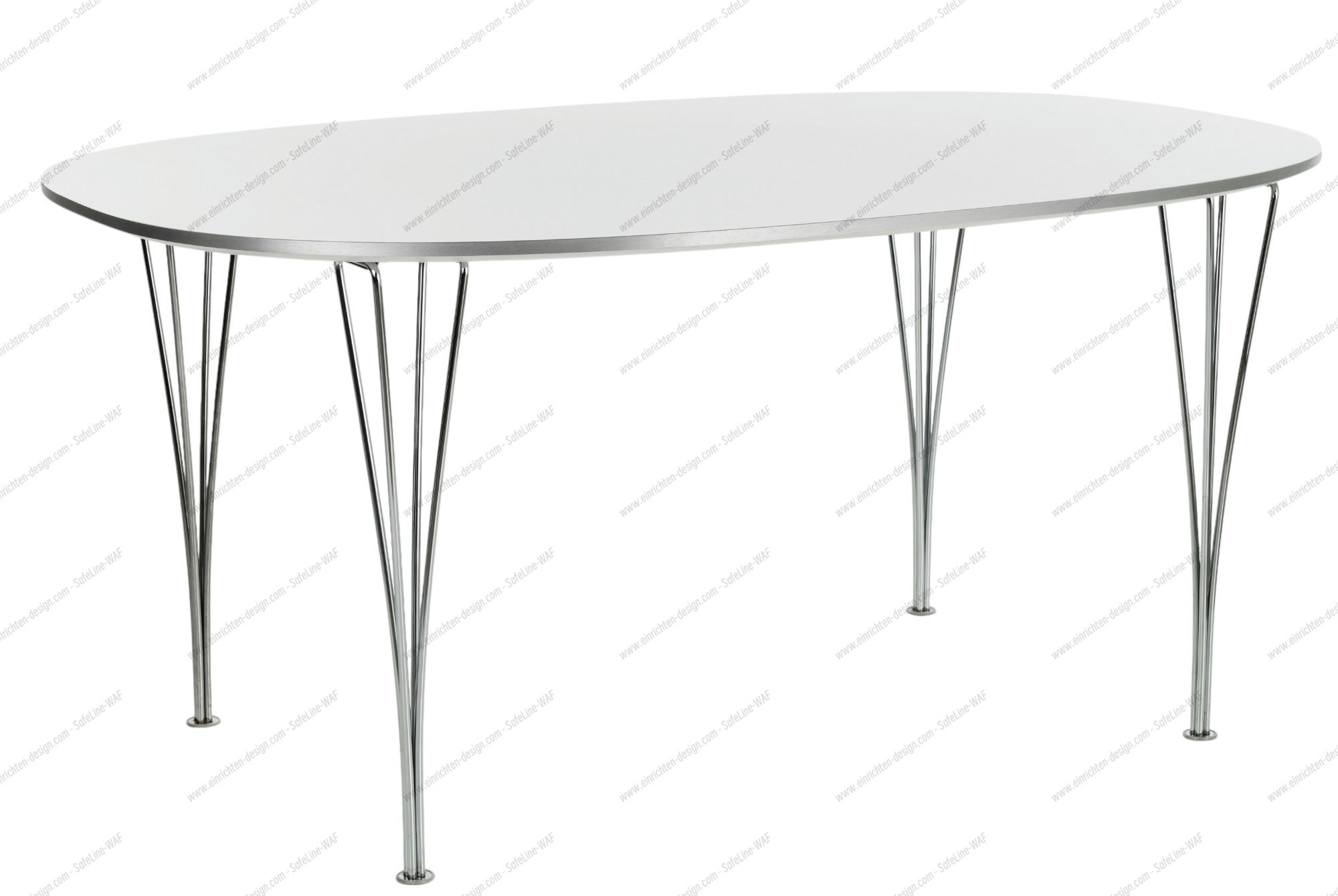 Fritz Hansen Super Elliptical table series