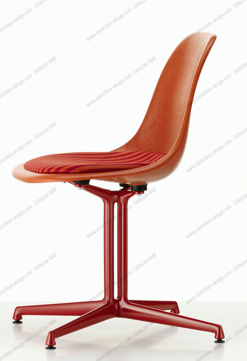 Eames Fibreglass Side Chair La Fonda Red Orange Vitra LIMITED EDITION 